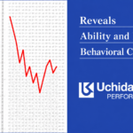 Uchida-Kraepelin Performance Test — Reveals Ability and Personality / Behavioral Characteristics, illustrated with two working curves.
